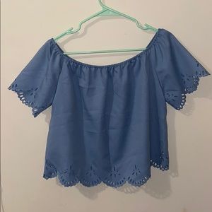 Off the shoulder blouse